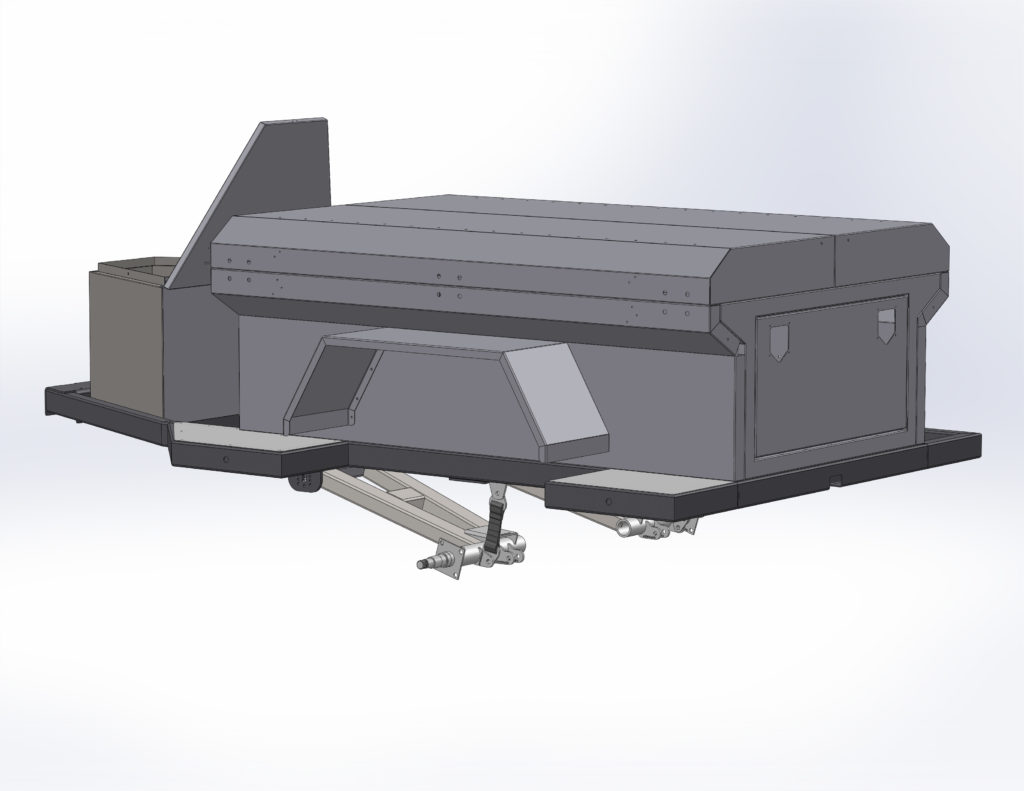 AT3 Solidworks 3d Adventure Trailer body